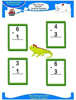 Çocuklar İçin toplam işlemi yaprak testleri 